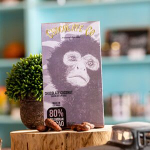 80% Cacao Coconut Chocolate Bar