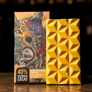 40% Cacao White Chocolate Bar with Mango