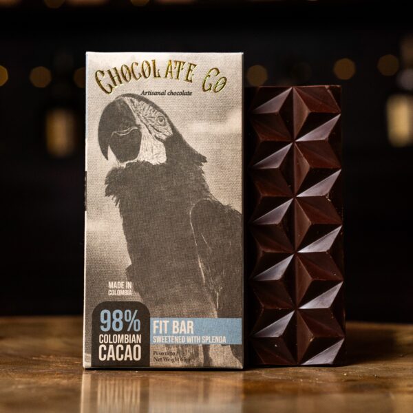 98% Cacao Fit Chocolate Bar with Splenda
