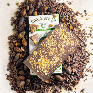 80% Cacao Fit Chocolate Bar with Pistachio