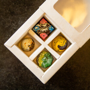 Bombones de Chocolate Artesanales X4 und.